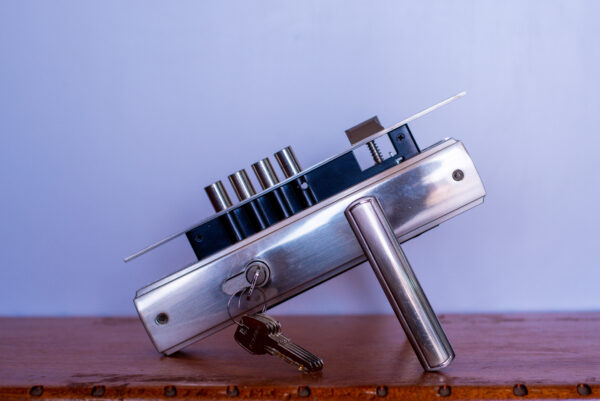 Union 4 Pin Silver Steel Door Lock Kenya