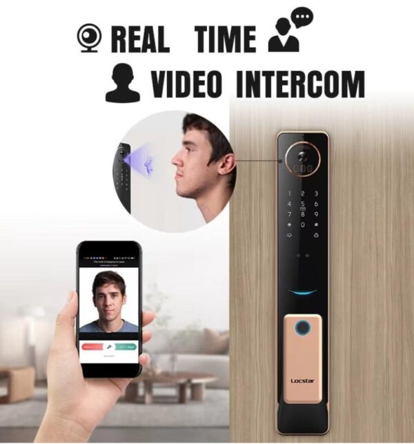 Tuya 3D Face Recognition Smart Door Lock lockcity.co.ke