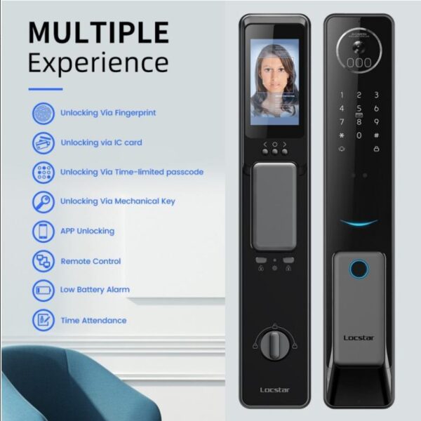 Tuya Video 3D Face Recognition Smart Door Lock