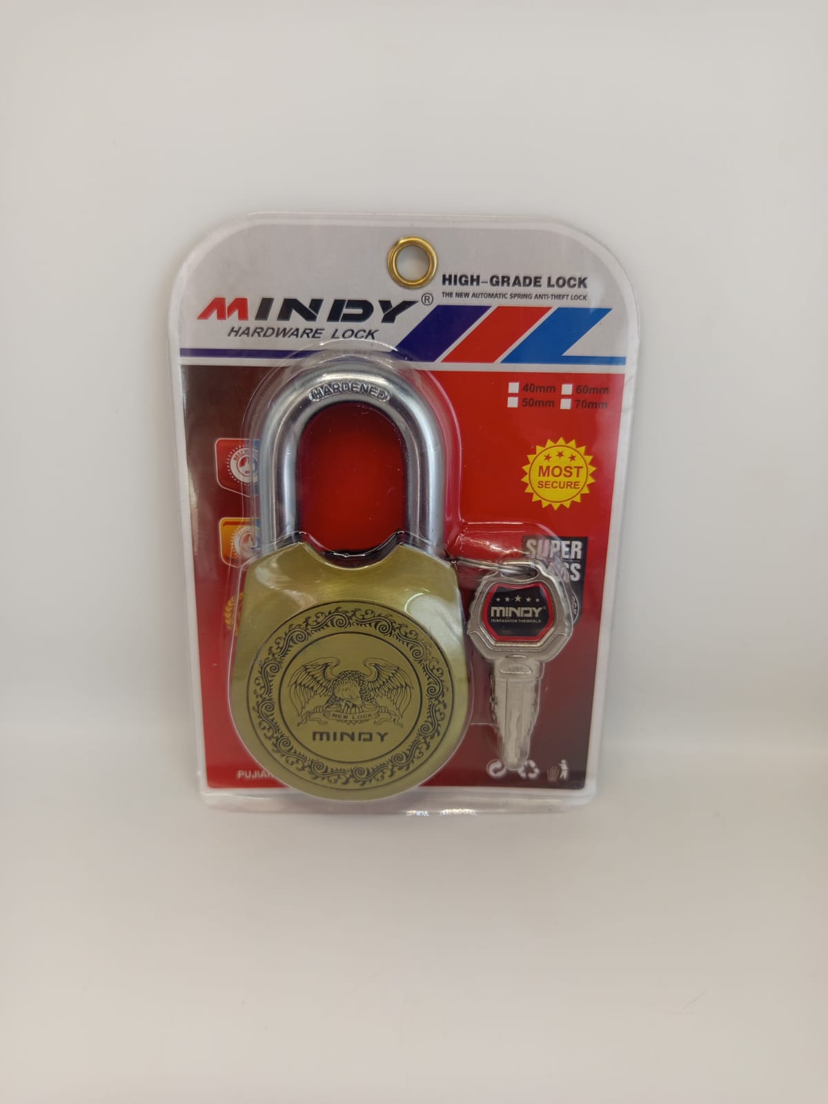 Mindy Round 70mm Padlock