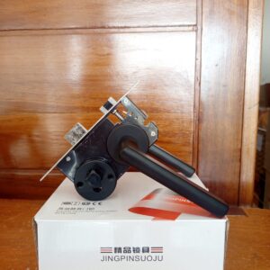 Black Lever wooden door Lock